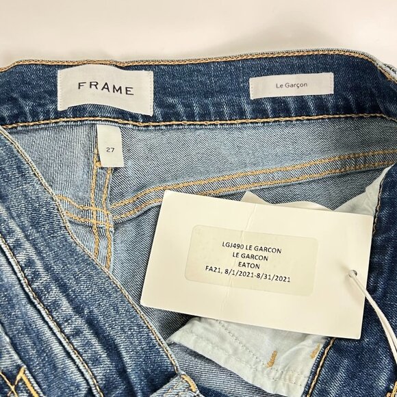 Frame Le Garcon Jeans in Eaton - Picture 6 of 7